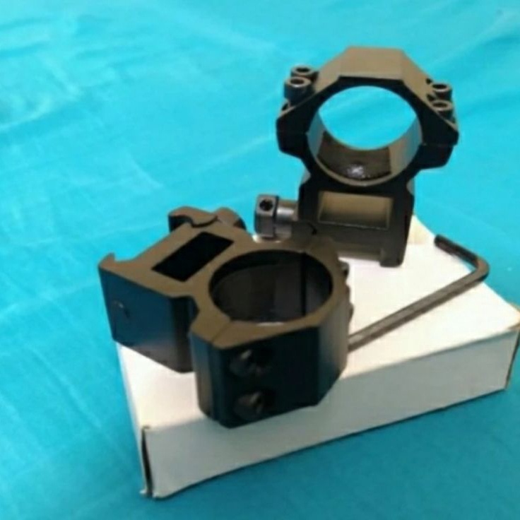 mounting tube 25 rel22 tinggi mounting teleskop dobel baut import