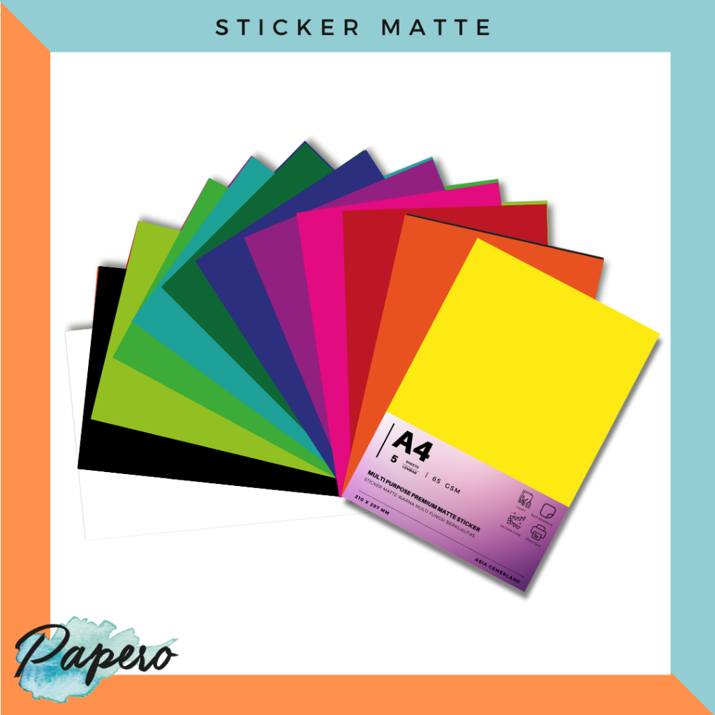 

Sticker Warna Matte Multifungsi