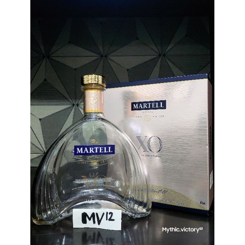 Botol bekas minuman keras Import Martell XO + Box