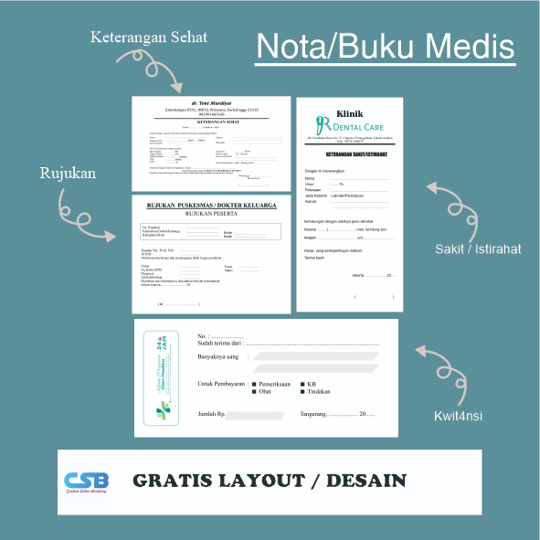 

Cetak Berbagai Buku Medis / Resep / Rujukan / Sehat dll Bahan NCR