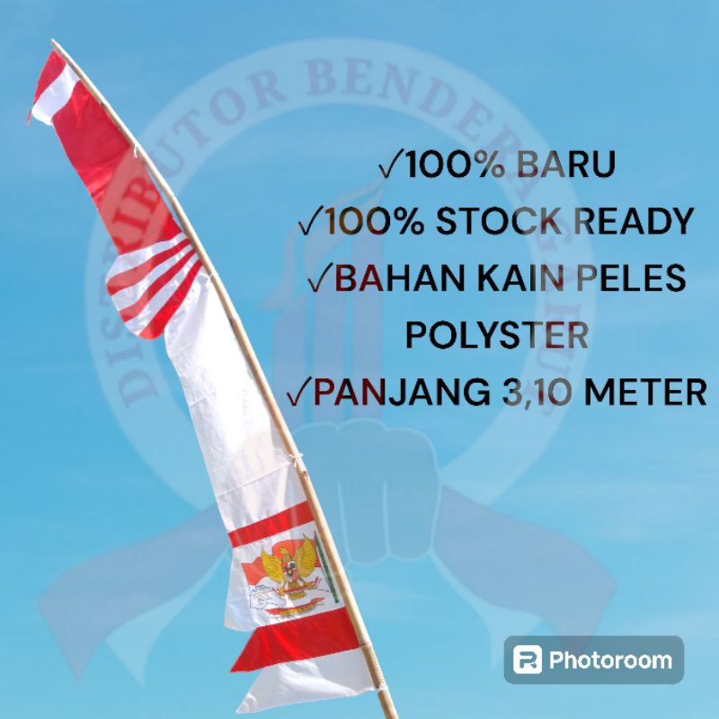 Umbul-umbul garuda indosiar/umbul-umbul merah putih