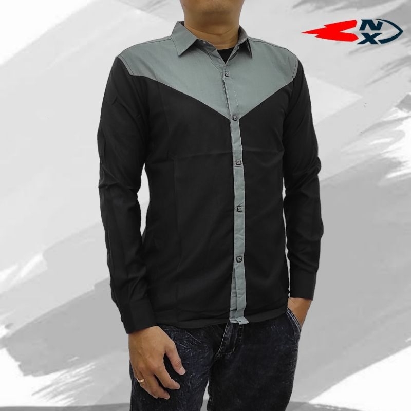 NXNITROX KEMEJA PANJANG IMPORT PRIA / KEMEJA PANJANG IMPORT