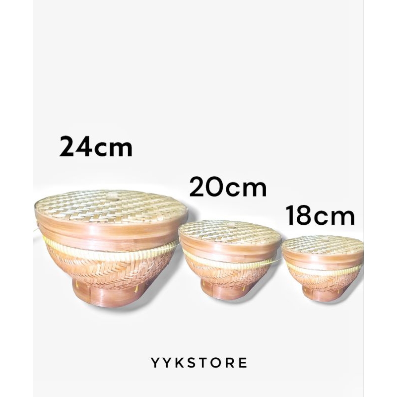 Wakul Bambu Kecil Sedang Besar / Wakul bambu / wakul tutup