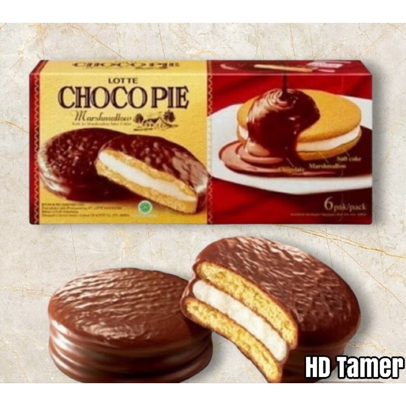 

Lotte Chocopie Marshmallow 1pack isi 12 pcs