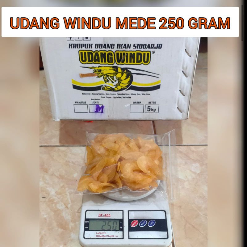 

Kerupuk Udang Windu Mede Kecil 250 Gram