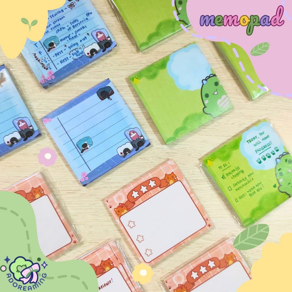 

Memopad - Bentuk Kotak (36 lbr) | Adoreaming