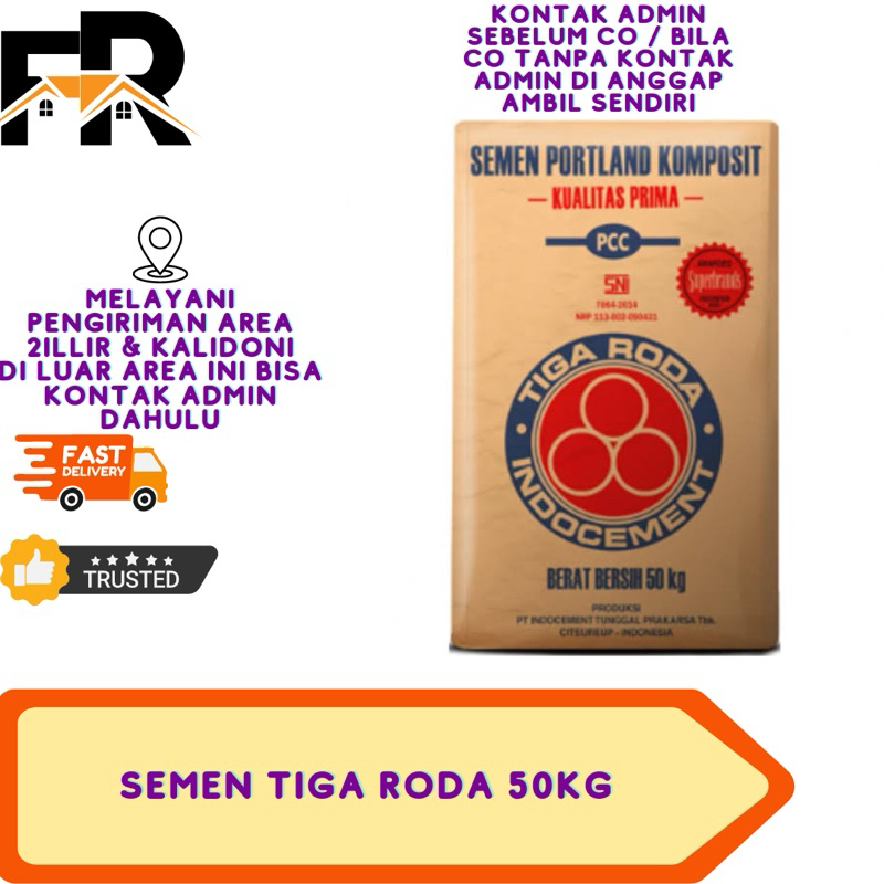 SEMEN TIGA RODA 50KG