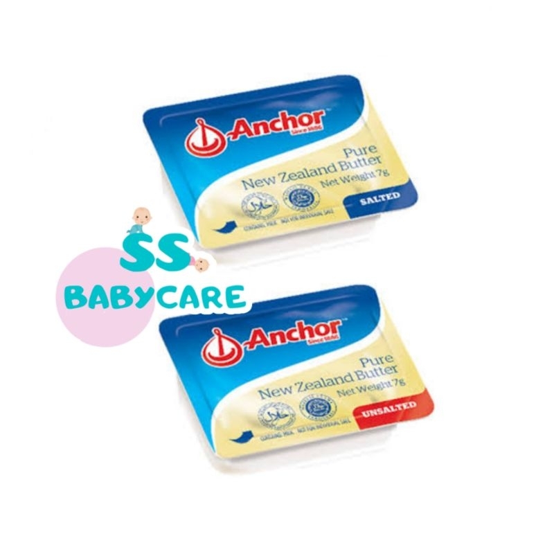 

Anchor Butter Minidish 7gr - Anchor Unsalted & Salted Butter MPASI - Lemak Tambahan MPASI