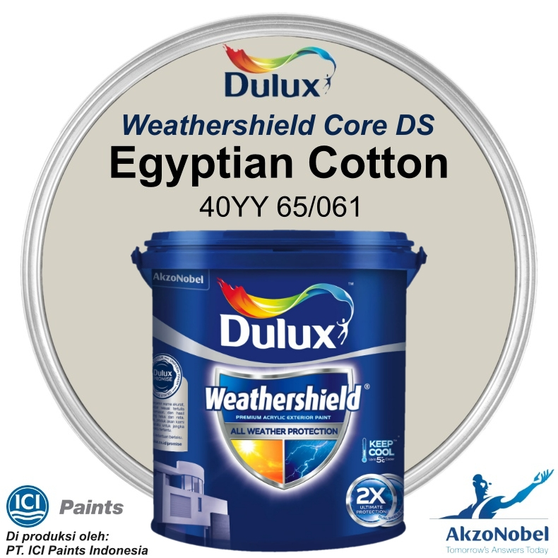 CAT DULUX WEATHERSHIELD 20 LT - EGYPTIAN COTTON 40YY 65/061