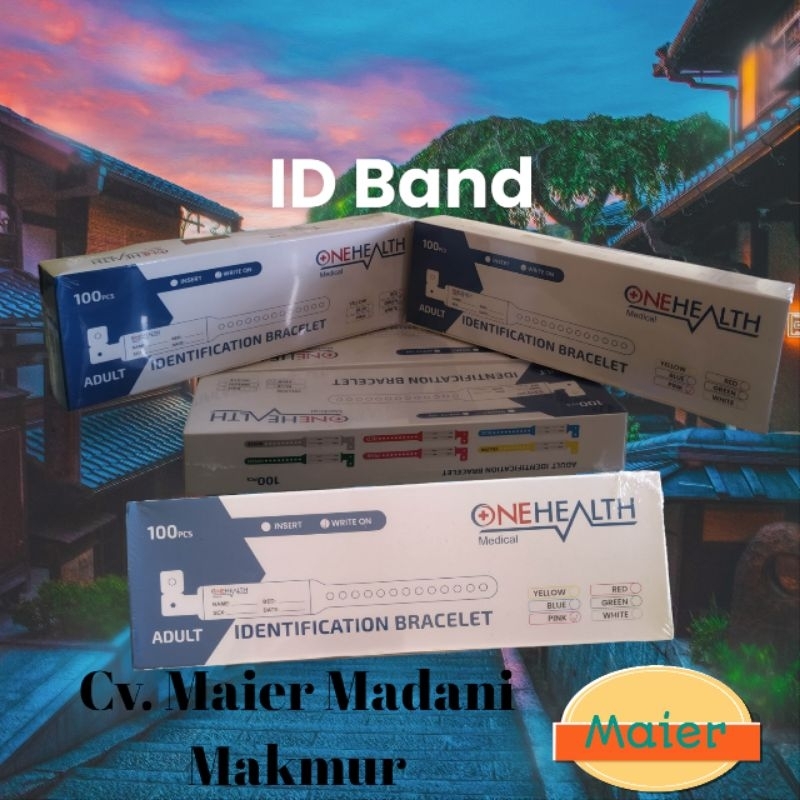 

ID Band Onehealth Biru dan Pink