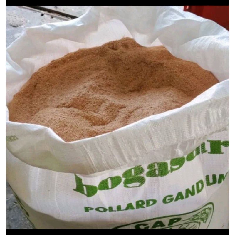Pollard Cap Angsa Bogasari 1 Kilo Pakan Ternak Penggemuk