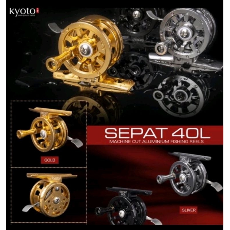 Reel Tokos Mini Kyoto Sepat Full Metal Handle Kiri