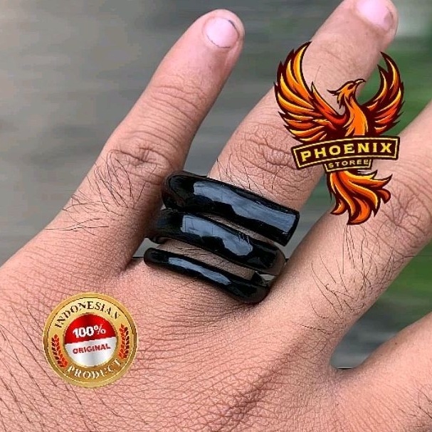 cincin akar bahar hitam asli 100% original
