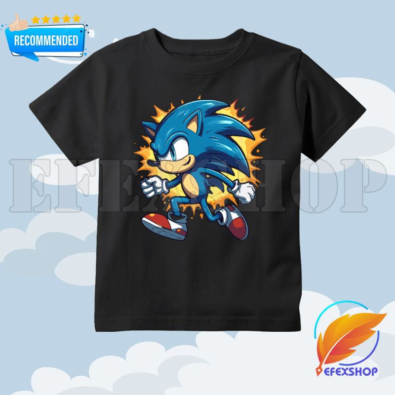 KAOS ANAK SONIC BAJU KAOS ATASAN ANAK SONIC