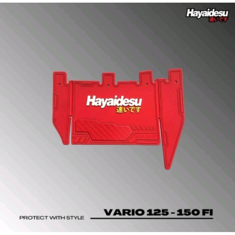 PENAHAN LUMPUR PREMIUM||HAYAIDESU MUDFLAP||HONDA VARIO 125 / 150 ²