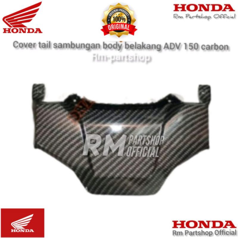 cover tail sambungan body belakang ADV 150 carbon original