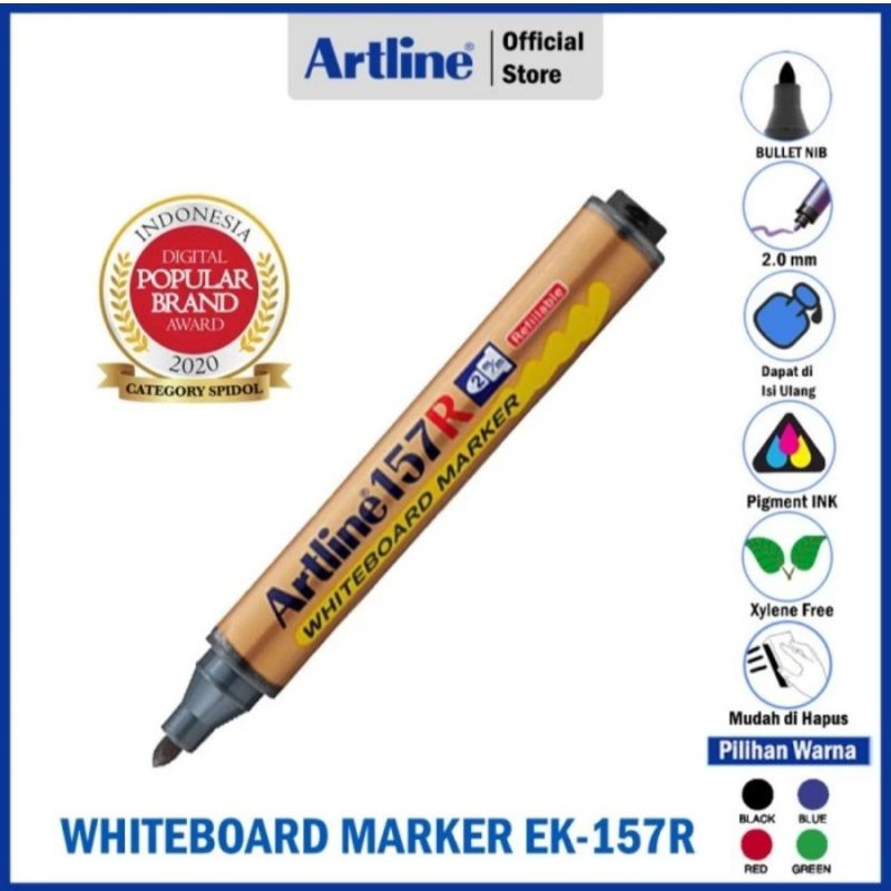 

ARTLINE Spidol Whiteboard Papan Tulis NON Permanen 2,0mm EK-157R
