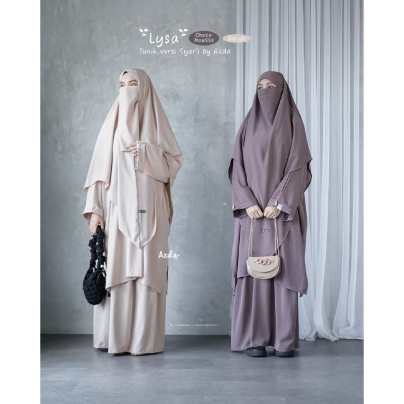 Lysa tunik by Azda, setelan tunik, tunik dan rok Azda