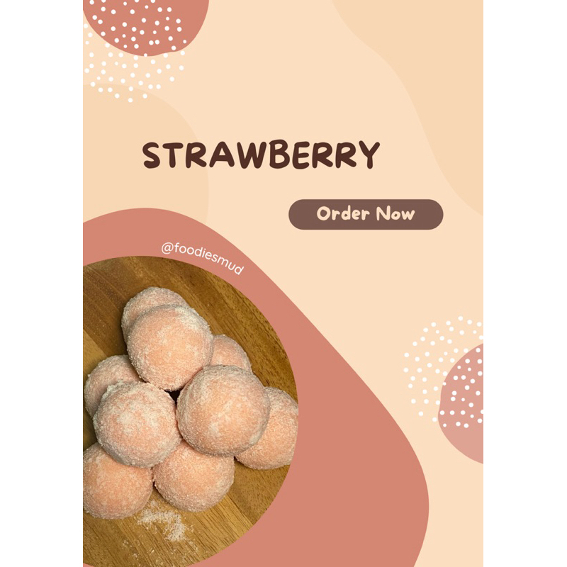

STRAWBERRY| BOLA SUSU | BOLA SUSU DANCOW | BOLA SUSU TANPA TERIGU