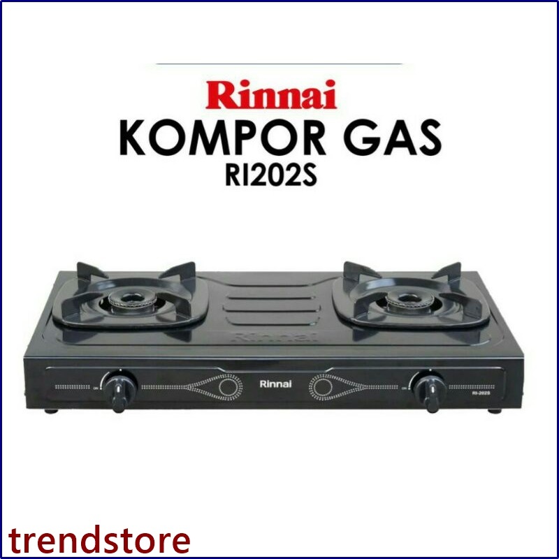Rinnai RI-202S Kompor Gas 2 Tungku Rinnai RI 202 S