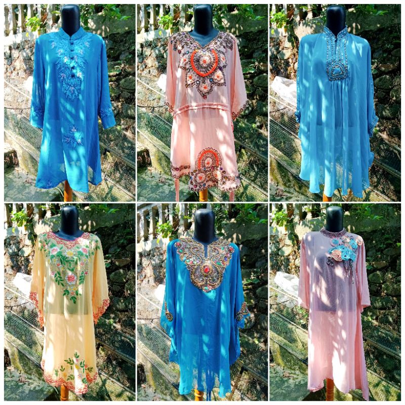 Blouse/Tunik Kaftan Mewah Pre❤️