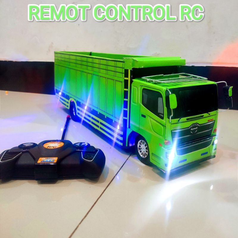 Mainan anak miniatur truk Remot TRONTON Hino