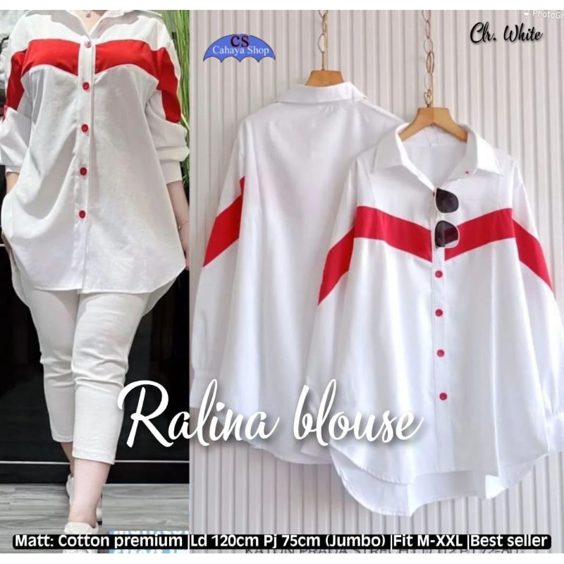 Goenzshop Blouse Ralina Merdeka, Jumbo