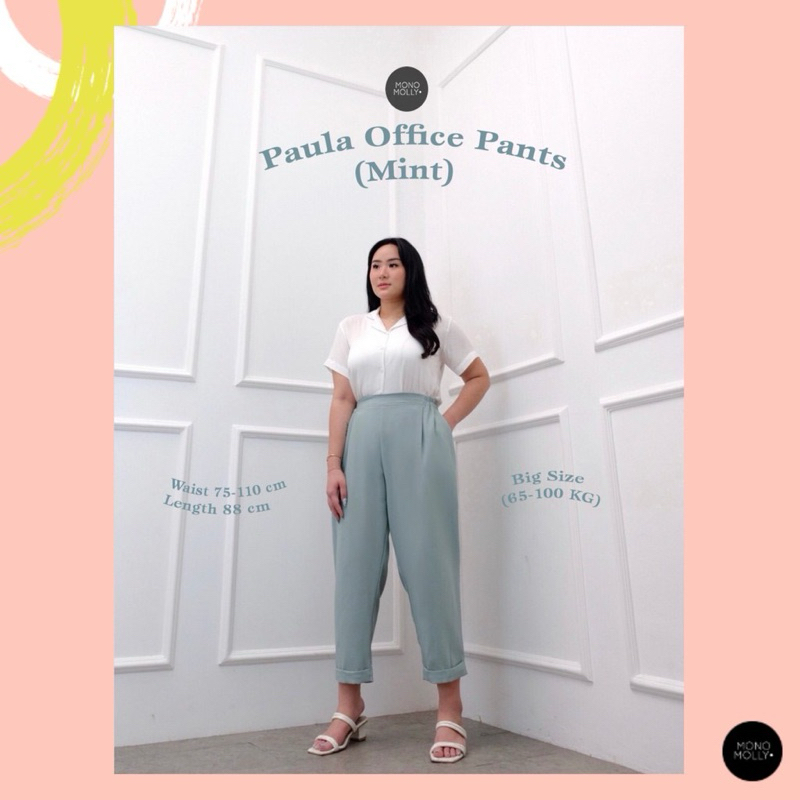 Paula Office Pants Monomolly (Celana Kerja)