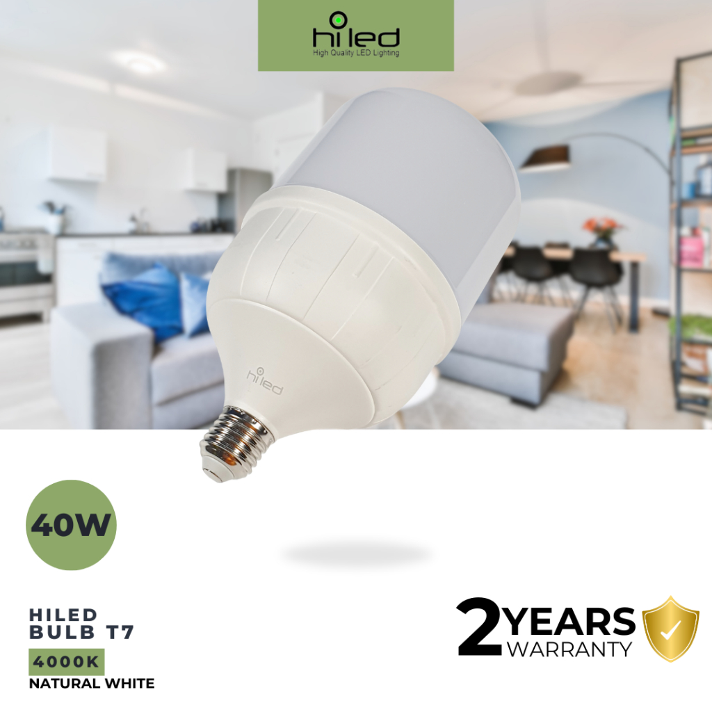 LED  BOHLAM HILED 40 WATT NATURAL WHITE  4000K HEMAT LISTRIK