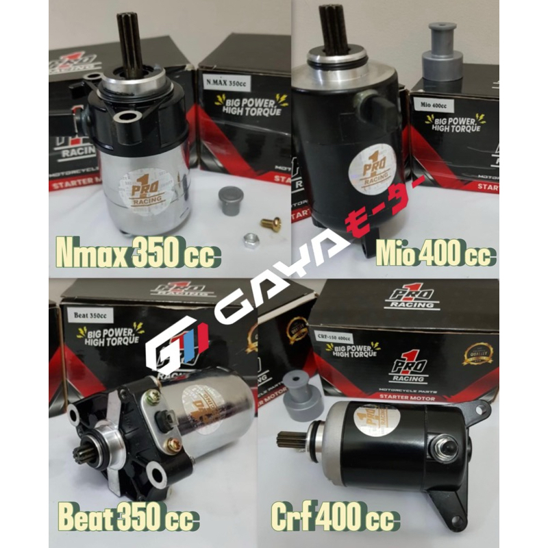 DINAMO STARTER FFA,DRAG,BORE UP MIO,FINO KARBU,NOUVO,NMAX,BEAT,KLX150,CRF150 350cc-400cc PRO1 RACING