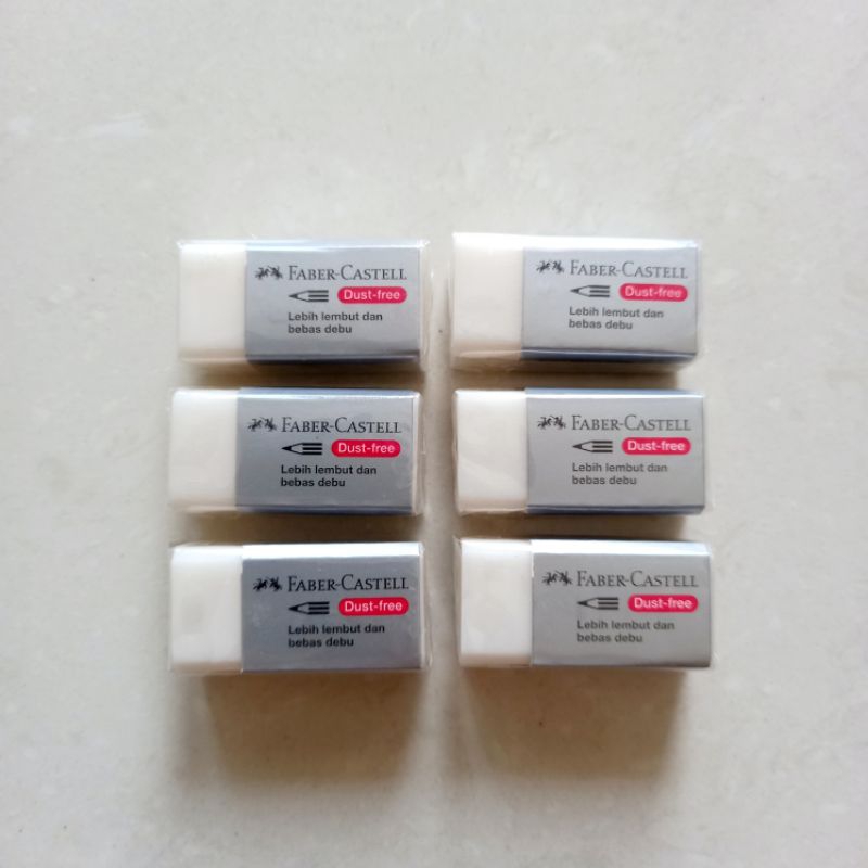 

[ ECER MURAH ] Penghapus Hapusan Stip Eraser Faber Castell Putih ( Ukuran 3 x 1.6 x 1.2 cm )