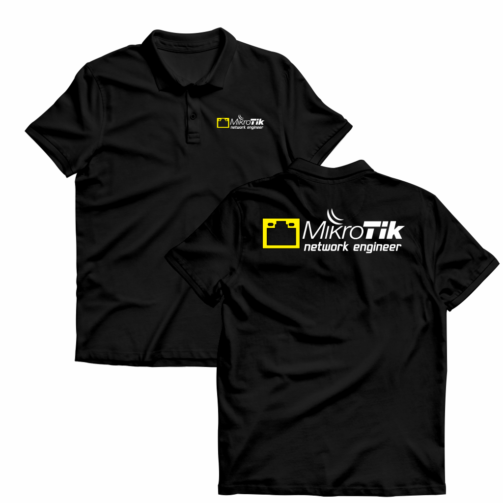 SAKAZUKI Kaos Baju Kerah Polo Mikrotik Mekanik Engineering Engineer Teknisi Teknik Informatika