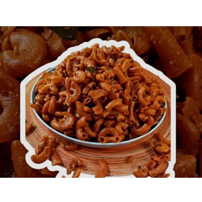 

Promo Aneka Jajanan Cemilan Kiloan Makroni Cikruh Macaroni Pedas Serba 2000
