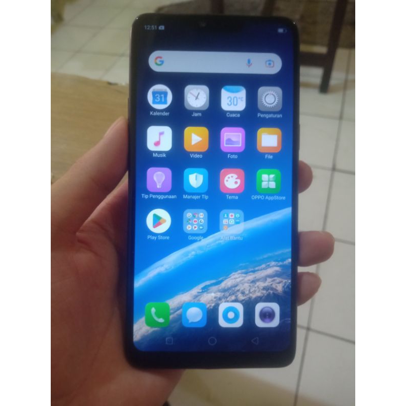 lcd oppo f7 bekas