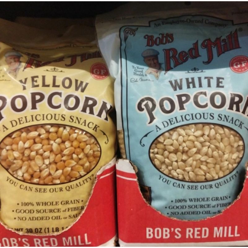 

Bob's red mill PopCorn Yellow n White 30oz