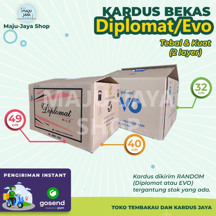 

Kardus Bekas Dipl0m4t/ Ev0 (49x40x32) - Cocok untuk Packing/ Pindahan