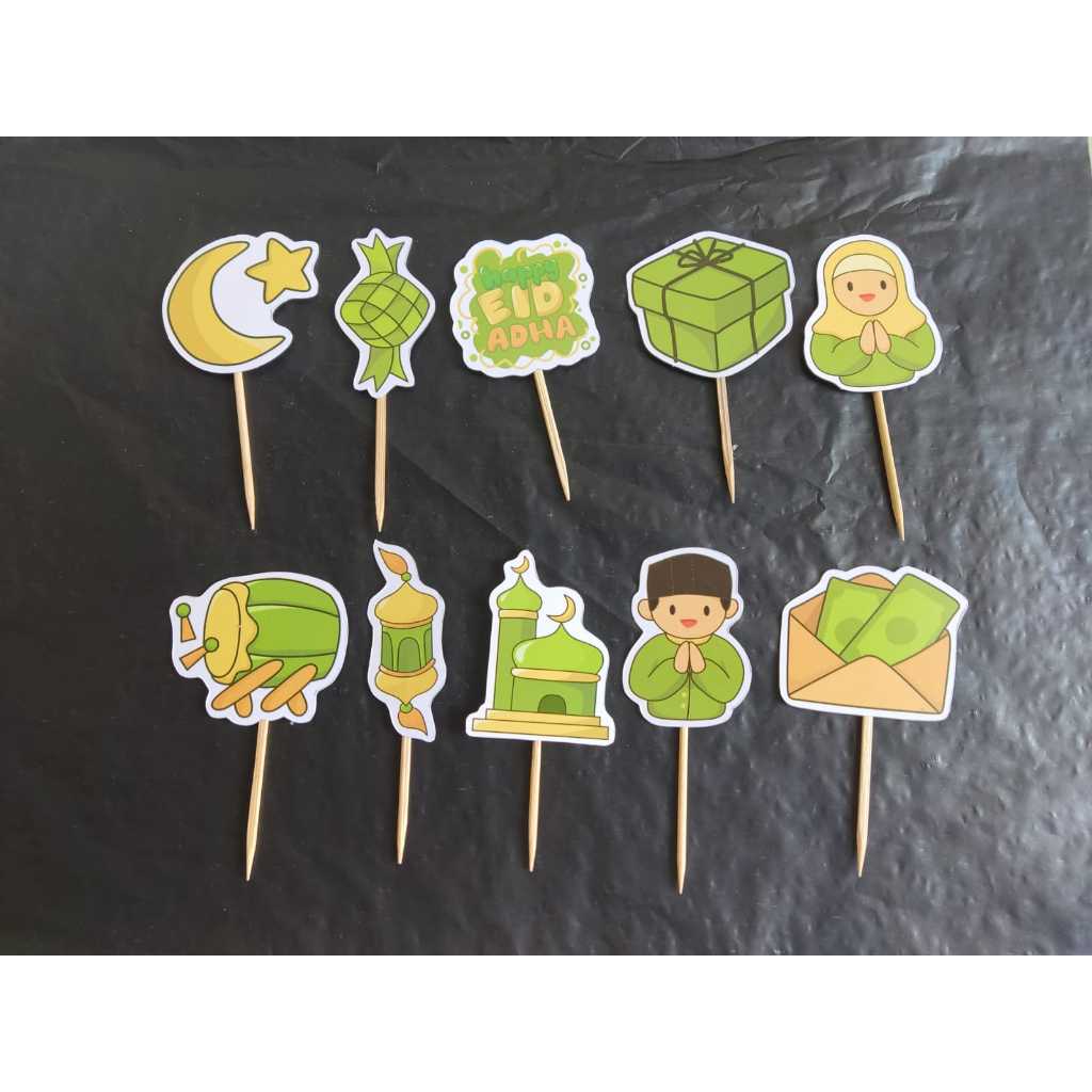 topper cupcake hiasan kue idul adha