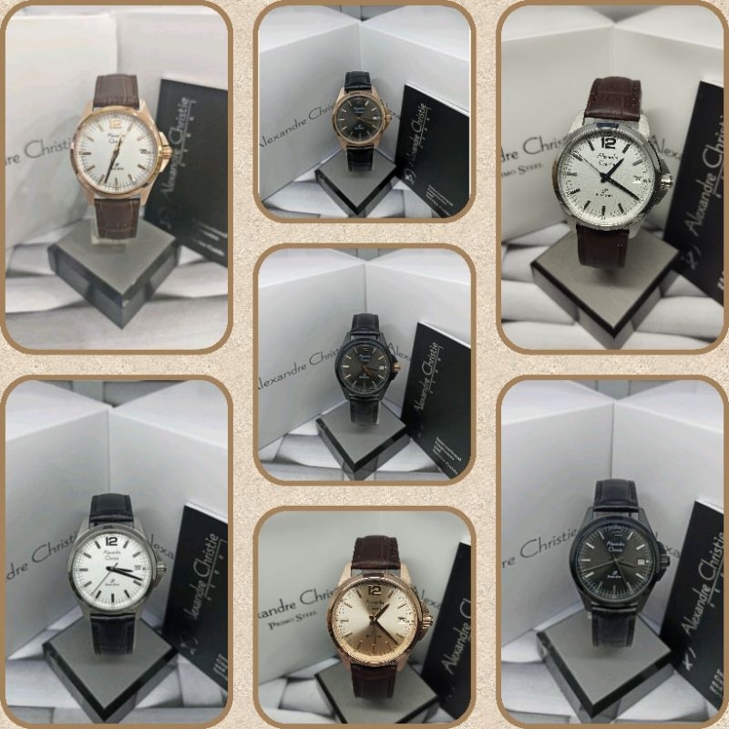 Jam Tangan Wanita Alexandre Christie 1031 AC1031 AC 1031 Tali Kulit