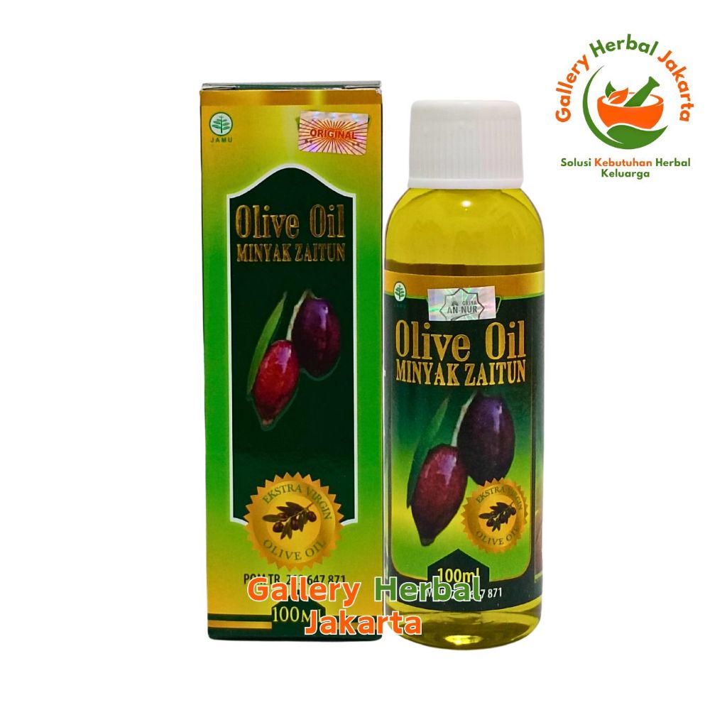 

Minyak Zaitun Olive Oil Ekstra Virgin Griya An Nur Isi 100ml