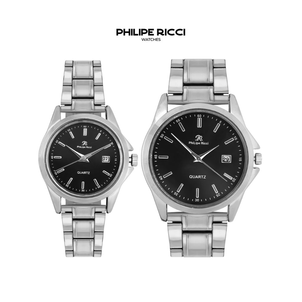 Jam Tangan Couple Pria Wanita Rantai Besi Model 7501