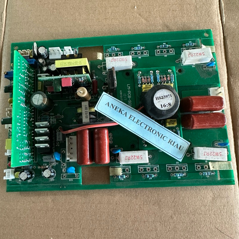 MODUL MESIN LAS PAPAN PCB ATAS MESIN LAS 120A - 160A MOSFET 8BIJI