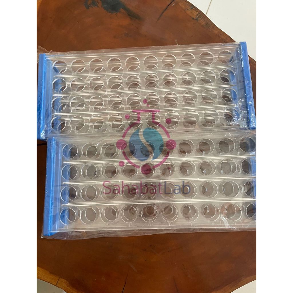 Rak Test Tube Plastik Akrilik Serena