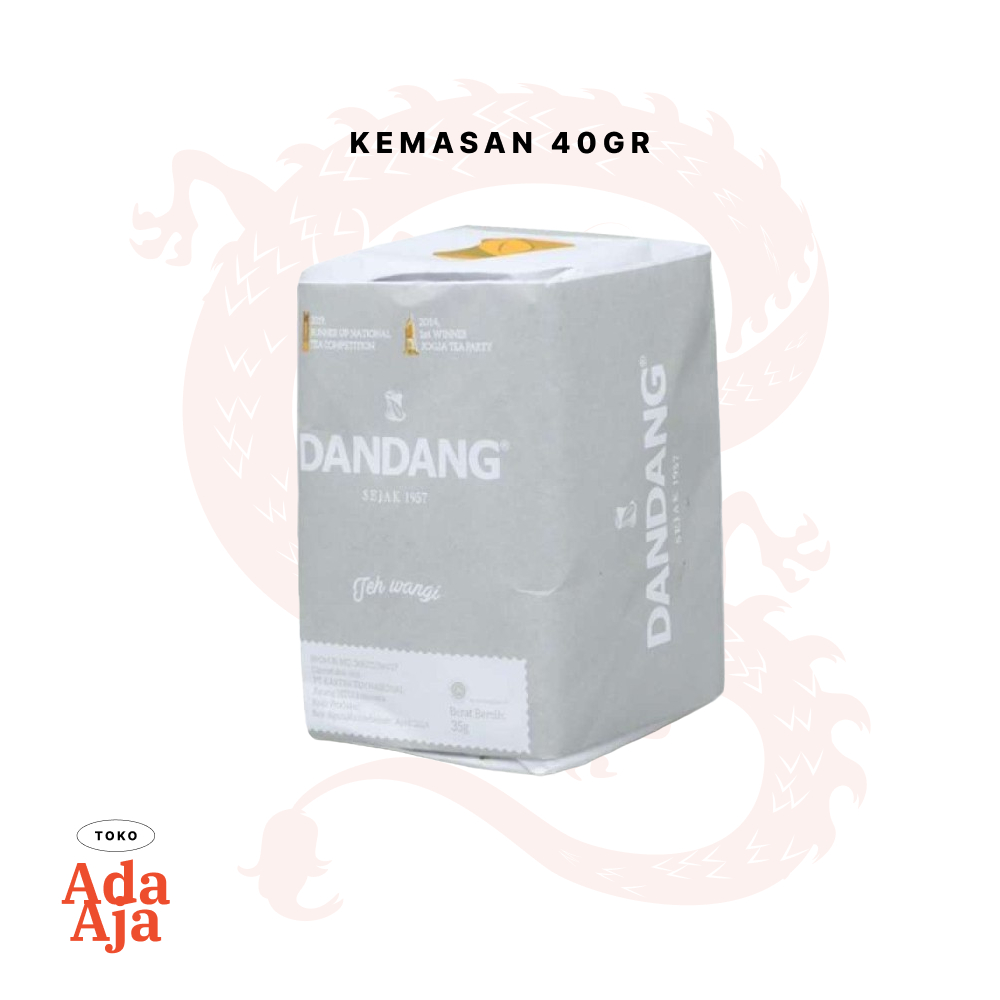 

Teh Dandang Abu Putih Bubuk Tubruk Melati 40gr isi 10pcs Slop/Pack/Ecer