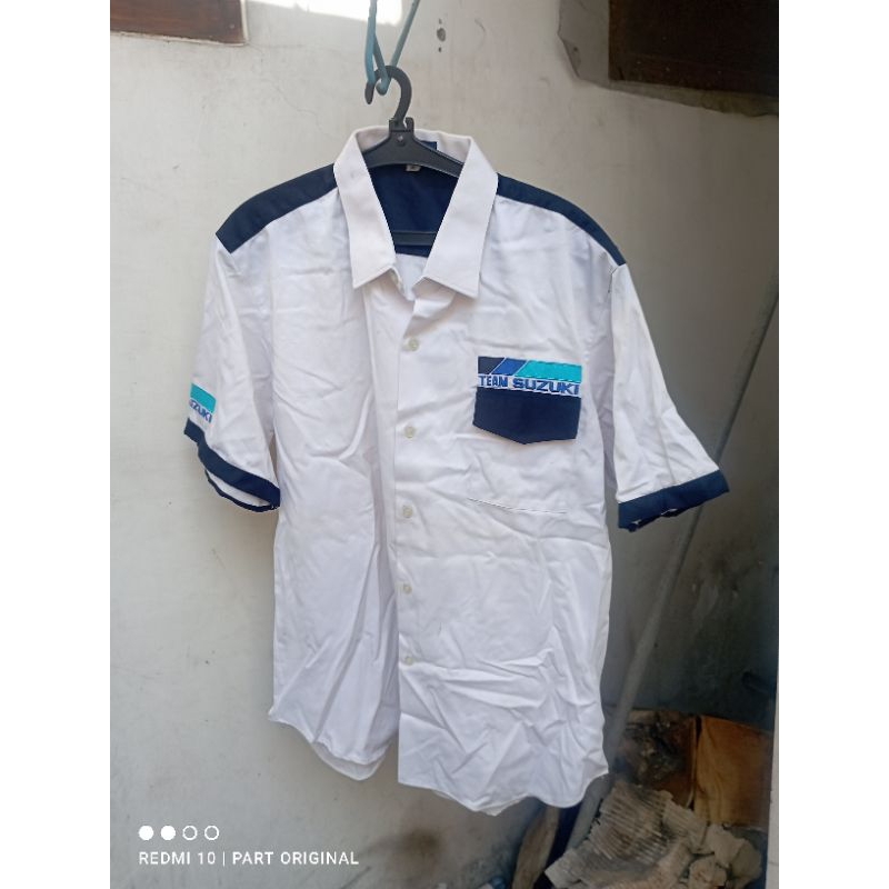WEARPACK BAJU KERJA TEAM SUZUKI ORIGINAL SIZE XL