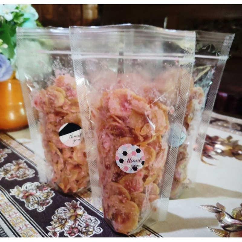 

KERIPIK PISANG KRISPI RASA STRAWBERRY