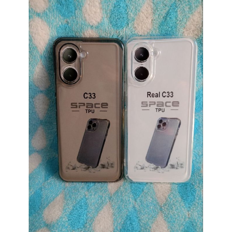 Softcase Casing RELMI C33 Selikon Bening Trasparan Pelindung belakang HP+Camera