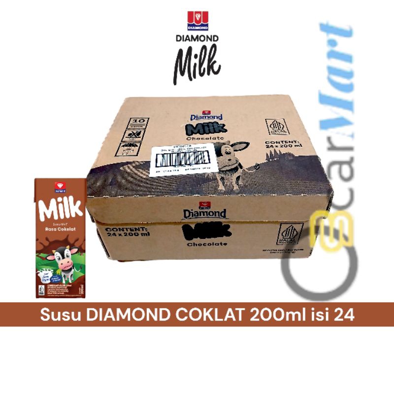 

SUSU DIAMOND 200ml 1 Dus COKLAT isi 24