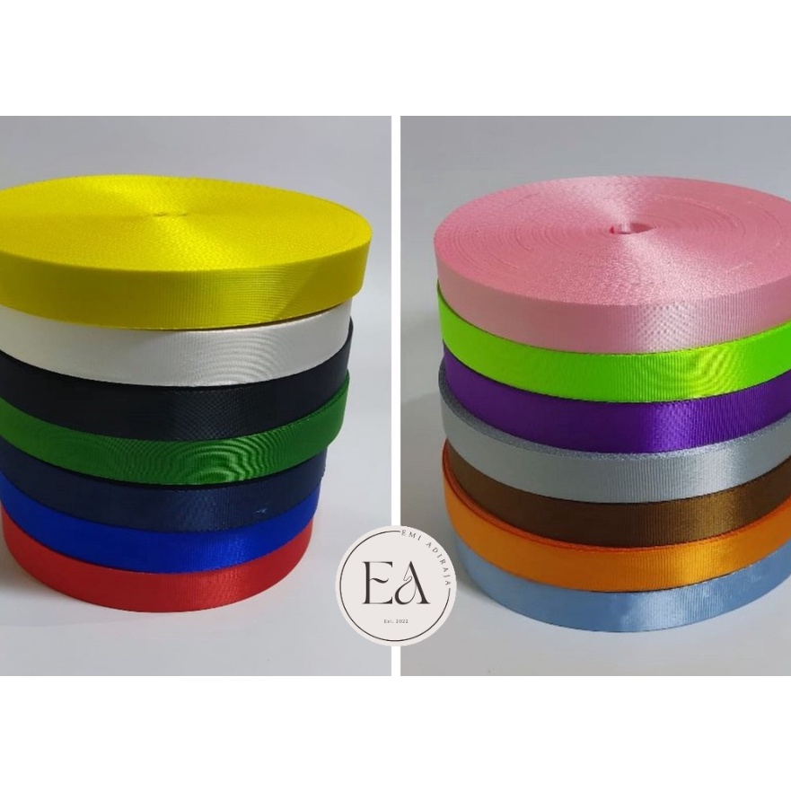 

KF7 Pita Nylon Tali Lanyard ID Card 1 Roll 5 yard 45 meter Ukuran 15cm 2cm 25cm