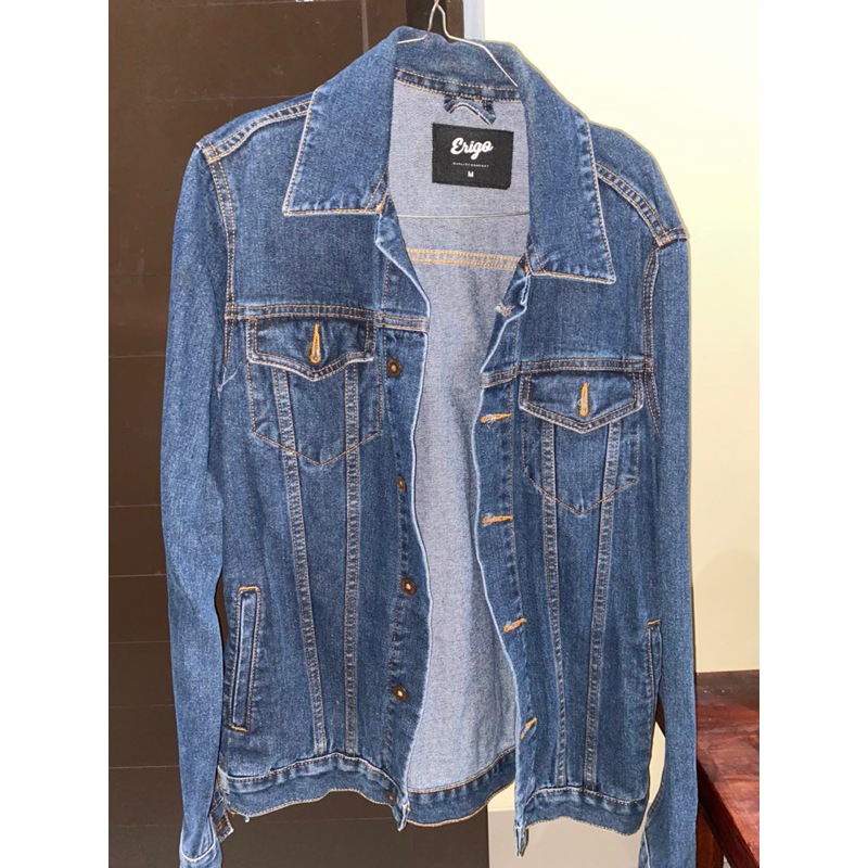 ERIGO TRUCKER SAJI NAVY JACKET DENIM SECOND