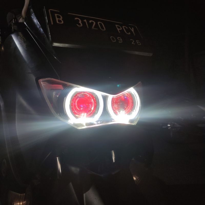 Biled Projector Yamaha Nmax New Fullset Mika Reflektor